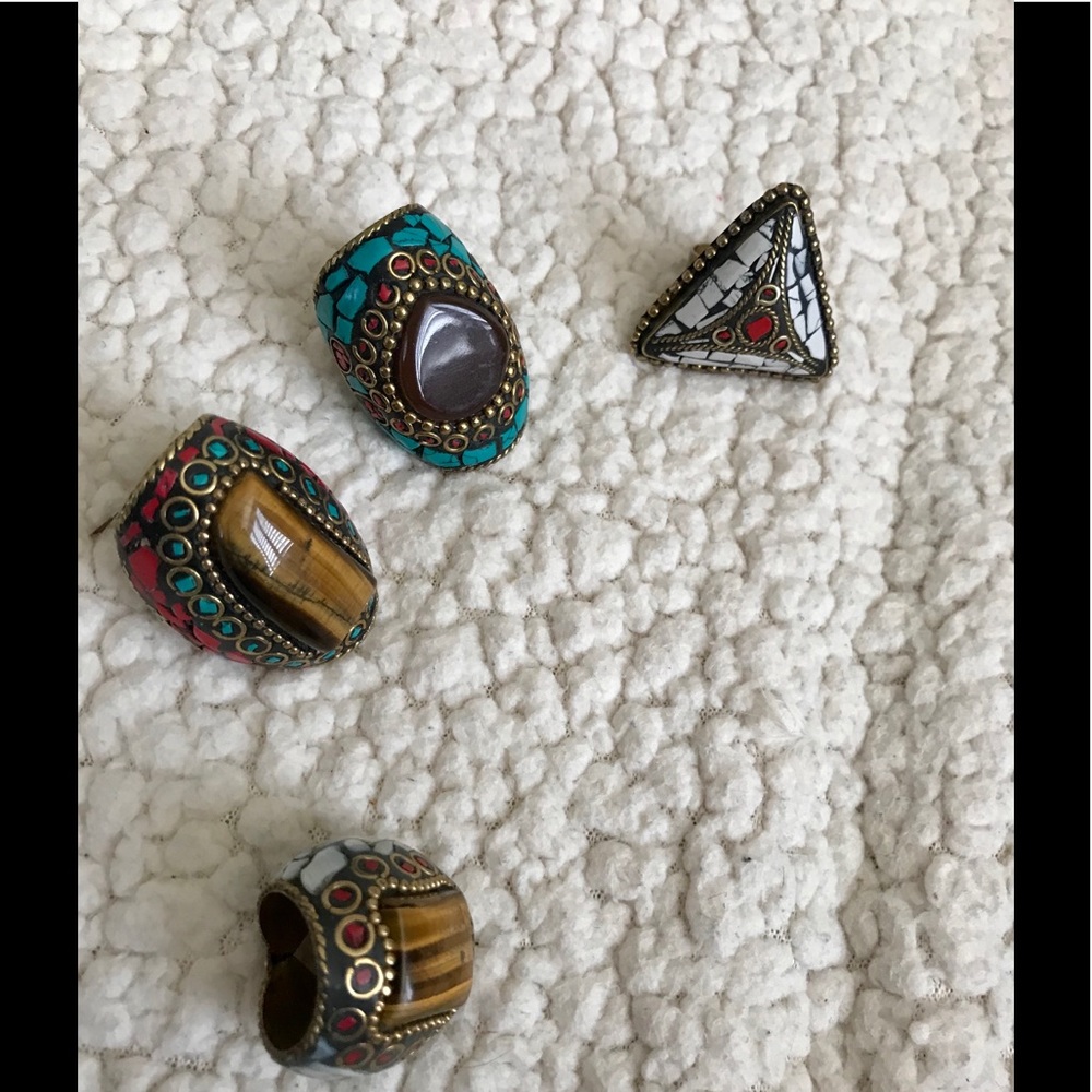 Totally Cute Boho Chic Rings-All May Vary Slightly - Picture 6 of 6